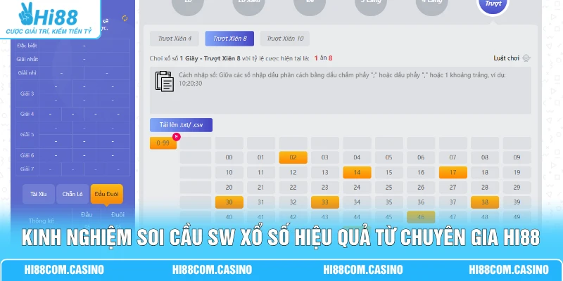 Đặt Cược Sảnh SW Xổ Số May Mắn Với Bảng Kèo 3+ Đa Dạng 3 Kinh nghiệm soi cầu SW xổ số hiệu quả từ chuyên gia Hi88