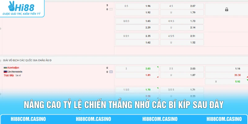 UG Thể Thao | Khám Phá 50+ Bộ Môn Tranh Tài Đỉnh Cao 24/7 3 Nâng cao tỷ lệ chiến thắng nhờ các bí kíp sau đây