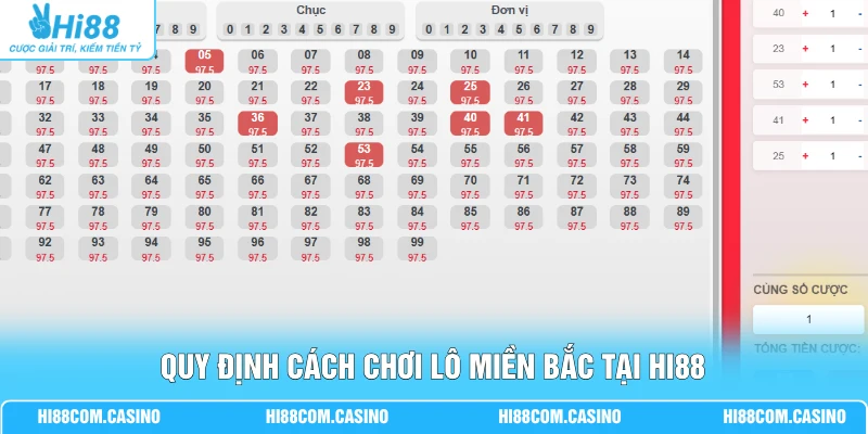 Bao Lô Là Gì? Hướng Dẫn 3 Thể Loại Thường Gặp Hiện Nay 2 Quy định cách chơi lô miền Bắc tại Hi88