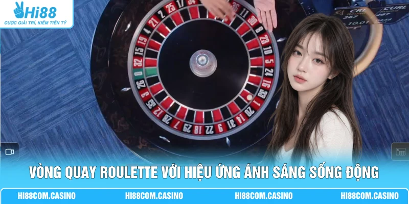 MT Trực Tuyến - Khám Phá Sảnh Cược Casino Đỉnh Cao Tại Hi88 2 Vòng quay Roulette với hiệu ứng ánh sáng sống động